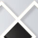 Squared LED 30.5 inch White Flush Mount Convertible Ceiling Light