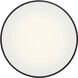 Como LED 13.75 inch Black and White Flush Mount Ceiling Light