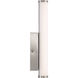 Grace 4.5 inch Brushed Steel Semi Flush Mount Ceiling Light