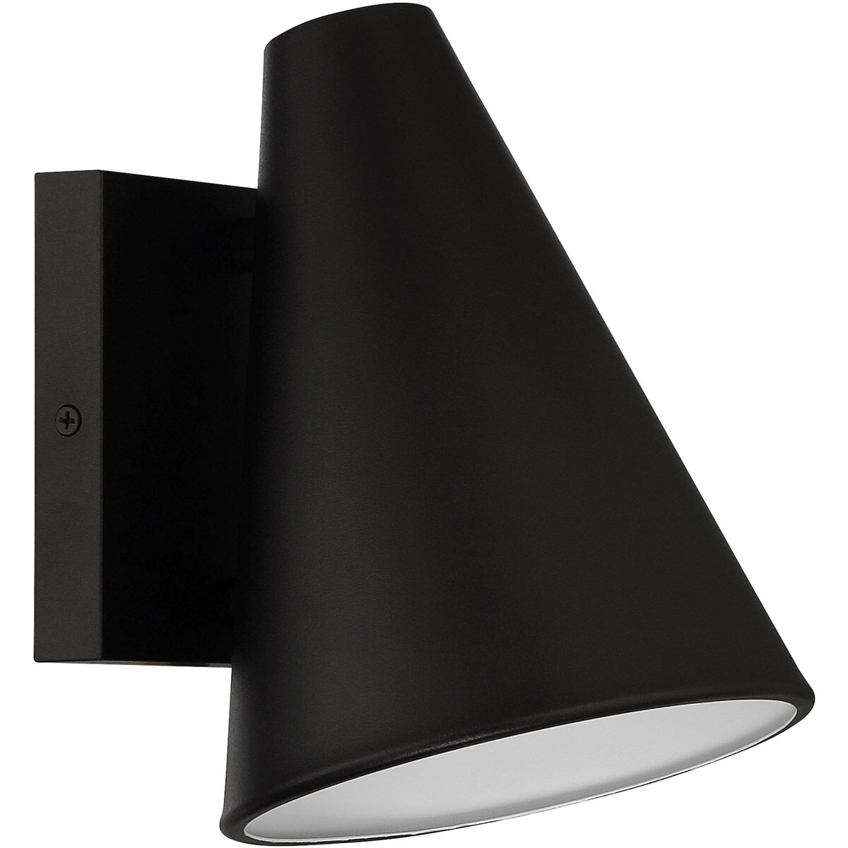 Solano LED 8 inch Black Outdoor Wall Sconce
