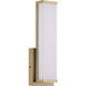 Citi Solo 4.5 inch Antique Brushed Brass Vanity/Bath Bar Wall Light