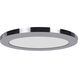 ModPLUS LED 12 inch Brushed Steel Flush Mount Ceiling Light