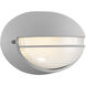 Clifton LED 5.25 inch Satin Outdoor Bulkhead