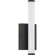 Grace 4.5 inch Matte Black Semi Flush Mount Ceiling Light