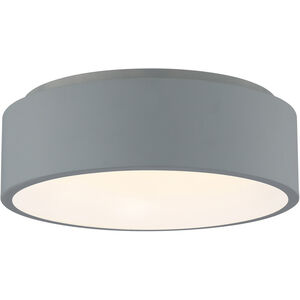 Radiant LED 15 inch Gray Flush Mount Ceiling Light in Grey