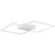 Squared LED 30.5 inch White Flush Mount Convertible Ceiling Light