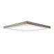 ModPLUS LED 8.5 inch Brushed Steel Flush Mount Ceiling Light, Square