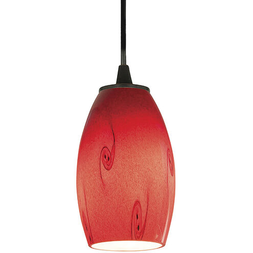 Merlot 1 Light 3.5 inch Oil Rubbed Bronze Pendant Ceiling Light