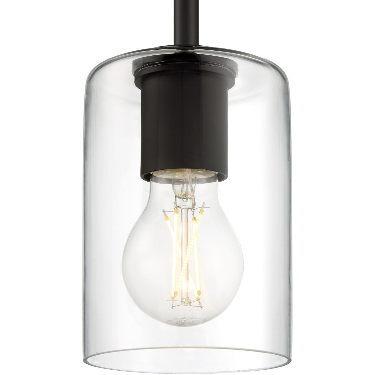 Oslo LED 4 inch Matte Black Pendant Ceiling Light