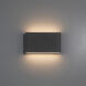 Oasis 9 inch Black ADA Wall Sconce Wall Light