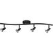 Cobra 4 Light 120 Black Track Ceiling Light