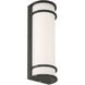 Cove Dual Voltage 6 inch Black Wall Sconce Wall Light