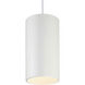 Pilson XL LED 6 inch Matte White Pendant Ceiling Light