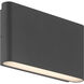 Oasis 9 inch Black ADA Wall Sconce Wall Light