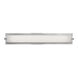 Geneva LED 24.5 inch Brushed Steel Vanity Light Wall Light