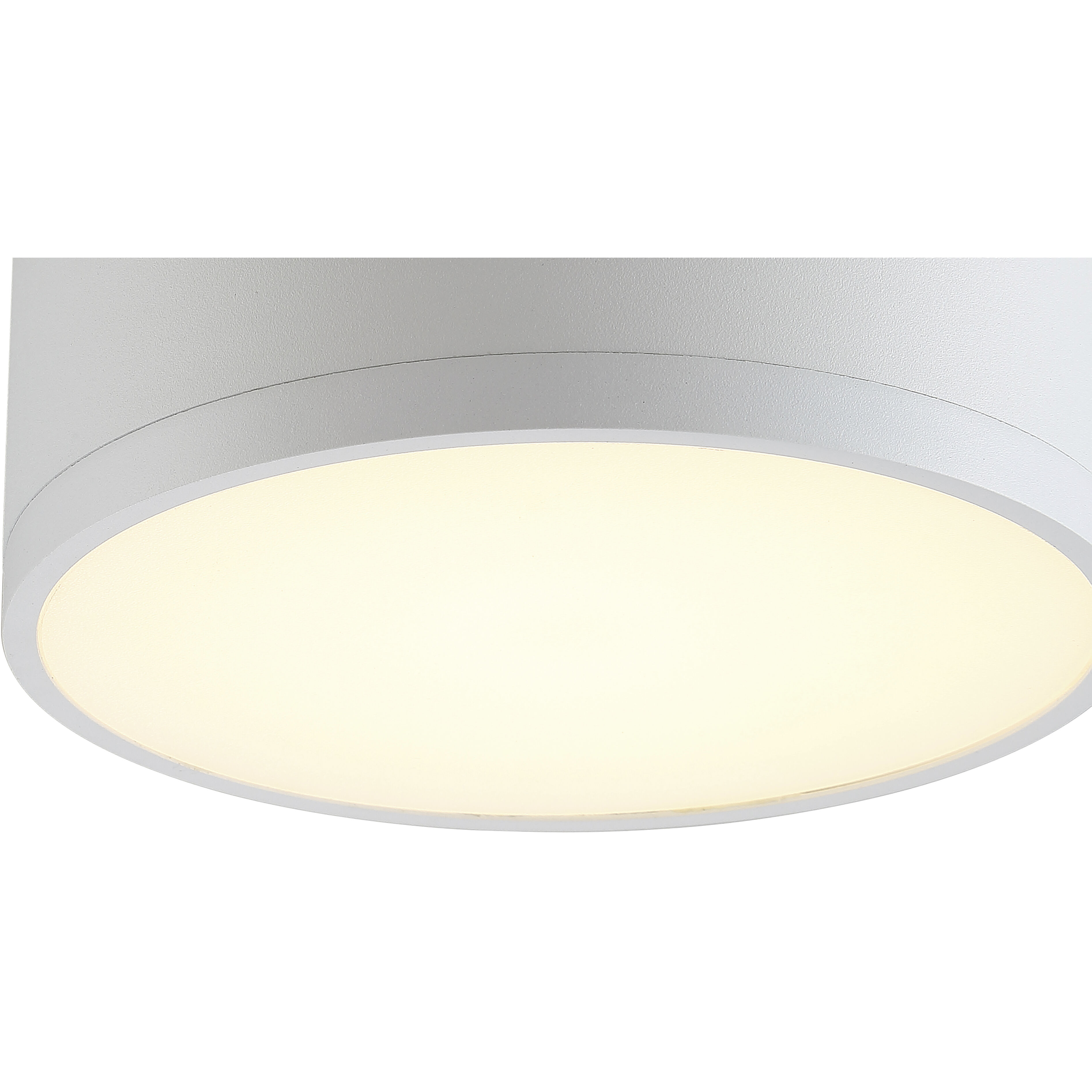 Beat LED 6.75 inch White Flush Mount Ceiling Light