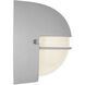Clifton LED 5.25 inch Satin Outdoor Bulkhead