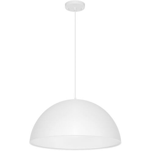 Huck LED 19.5 inch Matte White Pendant Ceiling Light