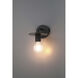 Central 1 Light 6 inch Black Wall Sconce Wall Light