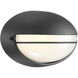 Clifton LED 5.25 inch Black Outdoor Bulkhead