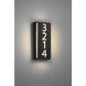 Numero LED 4.75 inch Black ADA Wall Sconce Wall Light