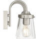 Dickens 3 Light 20.5 inch Brushed Steel Vanity/Bath Bar Wall Light