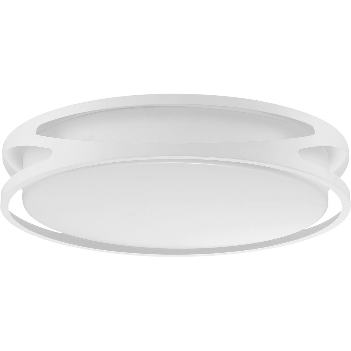 Lucia LED 21.75 inch White Flush Mount Ceiling Light