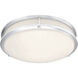 Solero II LED 16.5 inch Chrome Flush Mount Ceiling Light
