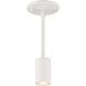 Cafe LED 3 inch Matte White Wall Sconce / Flush Mount Wall Light