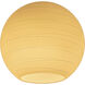 Japanese 8 inch Glass Lantern Ceiling Light