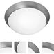 Cobalt LED 15 inch Brushed Steel Flush Mount Ceiling Light