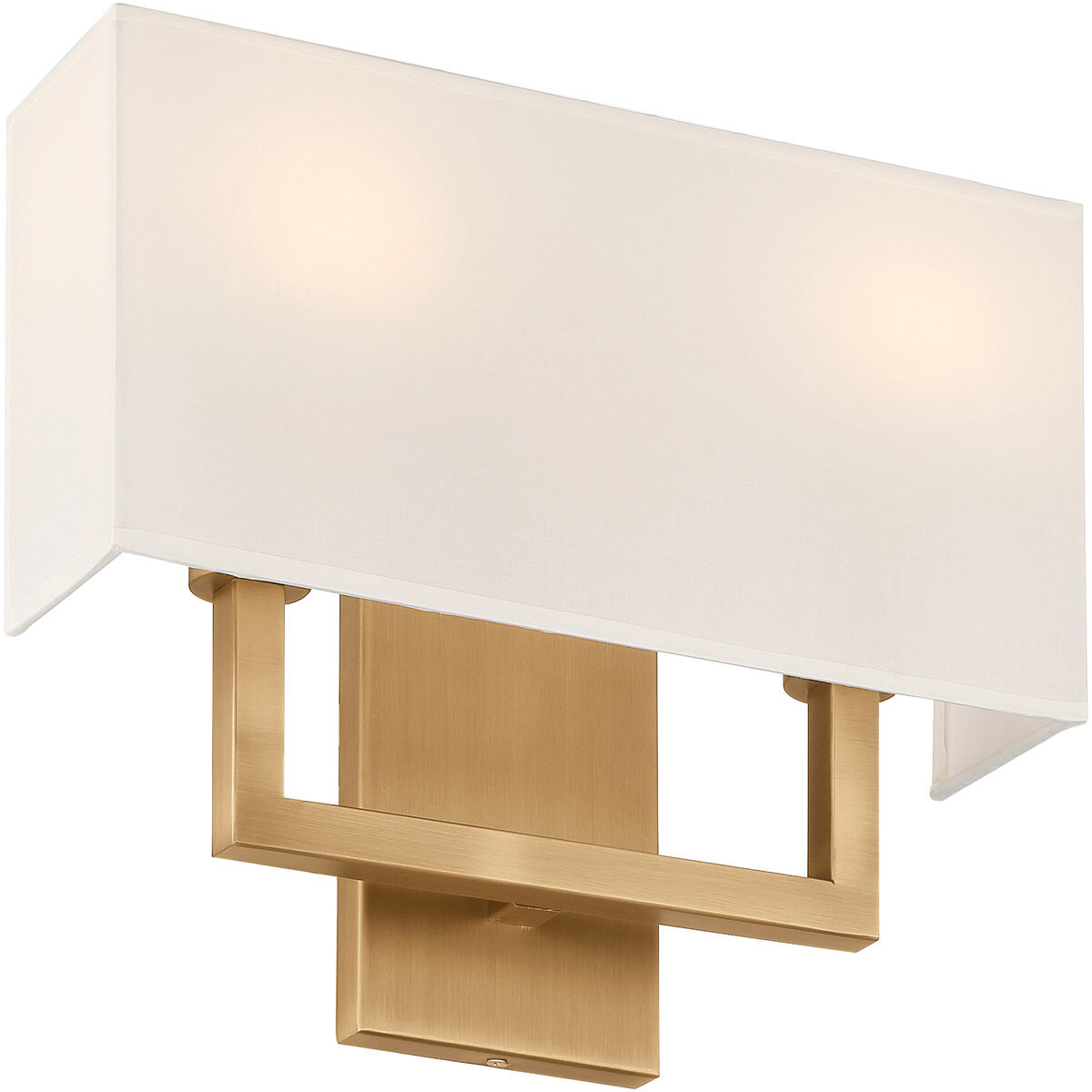 Mid Town LED 15 inch Antique Brushed Brass Wall Sconce Wall Light