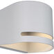 Vivre LED 5 inch Satin Outdoor Wall Sconce