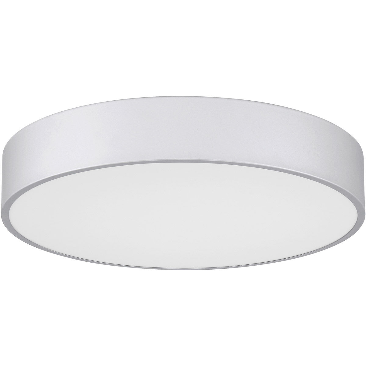 Como LED 13.75 inch Satin and White Flush Mount Ceiling Light