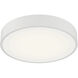 Como LED 17.75 inch White Flush Mount Ceiling Light