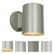 Poseidon LED 6 inch Satin Outdoor Wallwasher