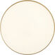 Roma Minimus 7 inch Antique Brushed Brass Flush Mount Ceiling Light