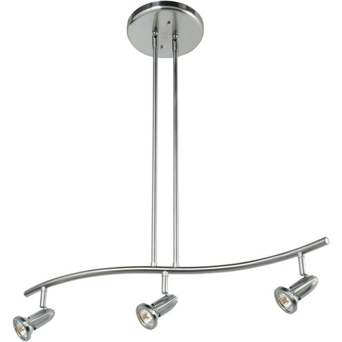 Cobra LED 8 inch Brushed Steel Pendant Ceiling Light