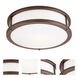 Conga LED 19 inch Bronze Flush Mount Ceiling Light