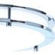 Solero LED 18 inch Chrome Flush Mount Ceiling Light