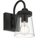 Dickens 1 Light 4.75 inch Black Wall Sconce Wall Light