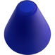 Inari Silk Glass 7 inch Pendant Glass Shade in Cobalt