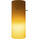 Cylinder Glass 4 inch Pendant Glass Shade in Amber, Cylinder
