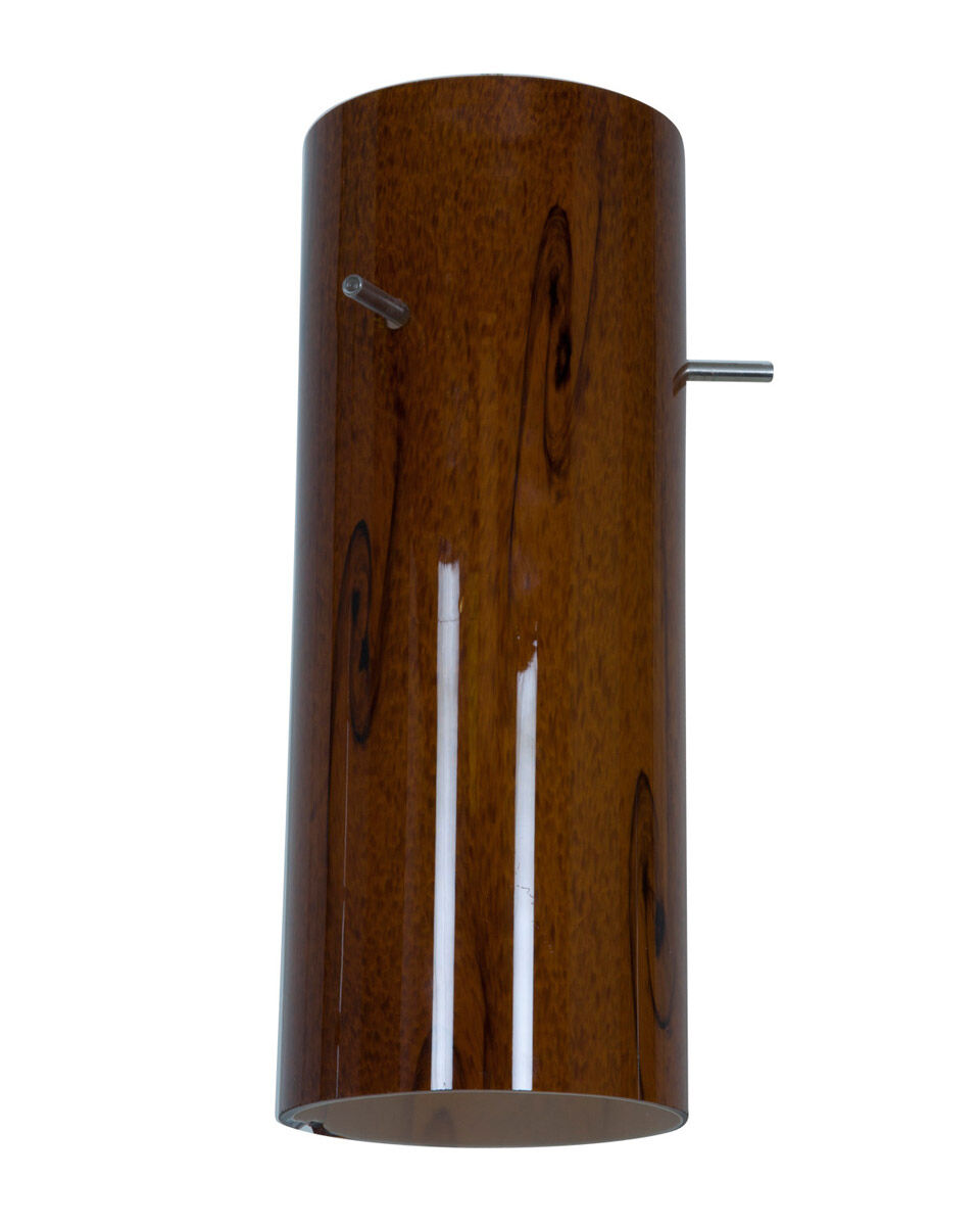 Cylinder 4 inch Pendant Ceiling Light in Amber, Cylinder