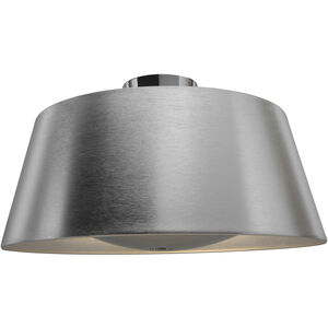 SoHo LED 19 inch Brushed Silver Flush Mount Ceiling Light