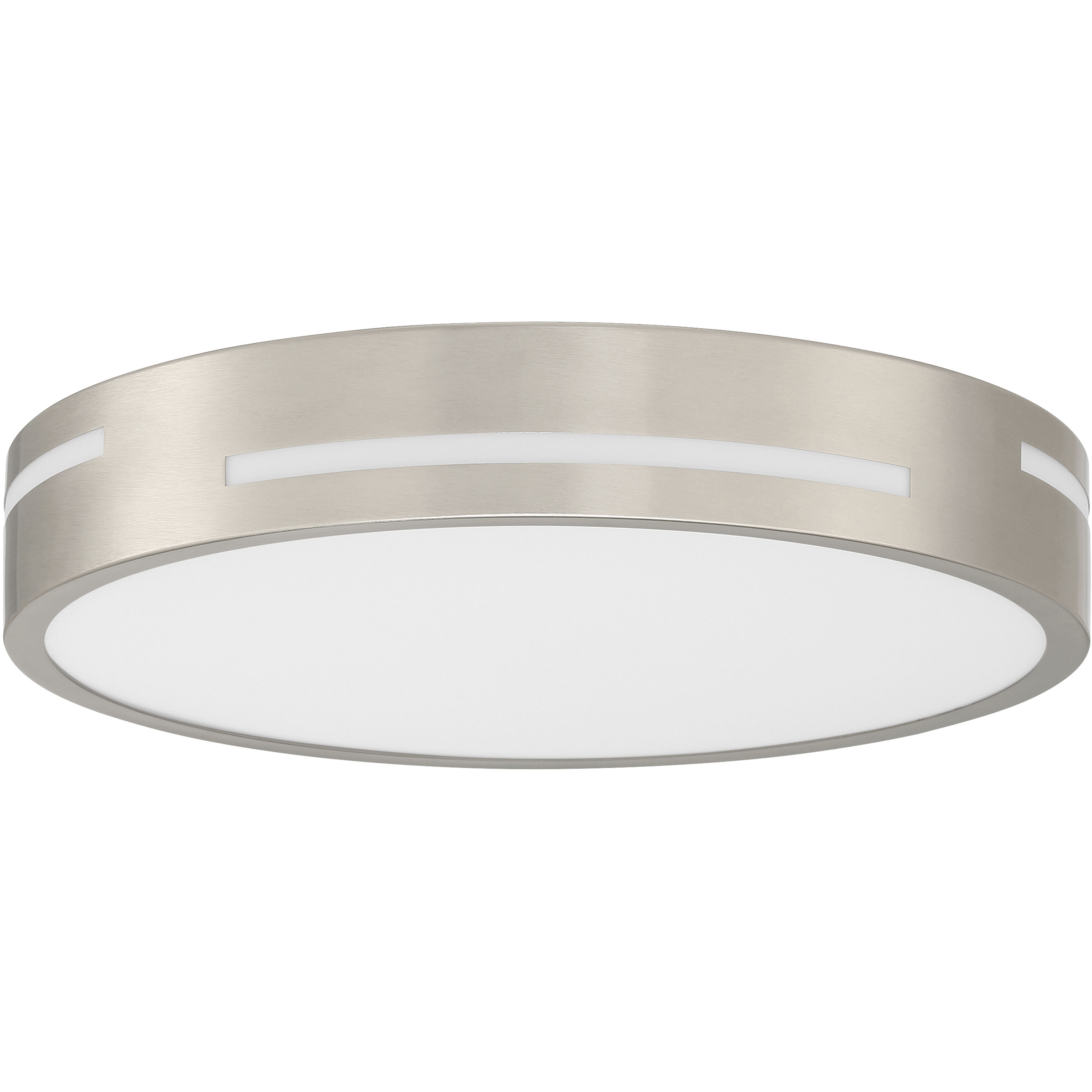 Harmony LED 15 inch Brushed Steel Flush Mount Ceiling Light