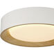 Maddy 13.75 inch Matte White Flush Mount Ceiling Light