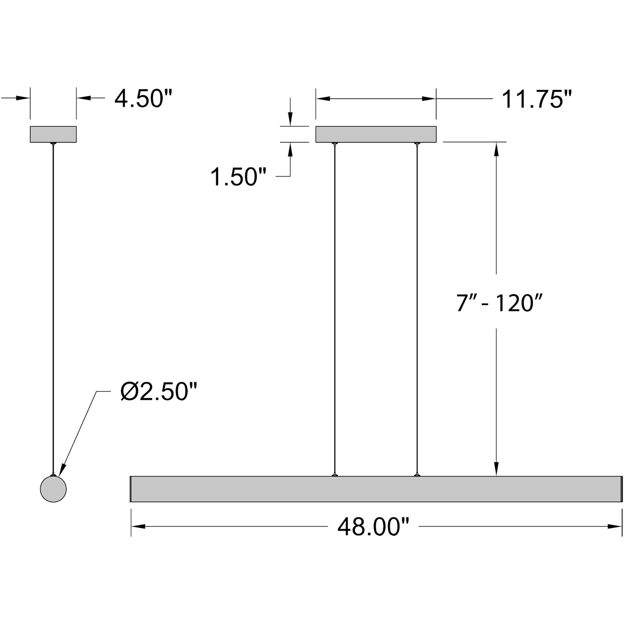 Carmel Island Light Ceiling Light in Matte White