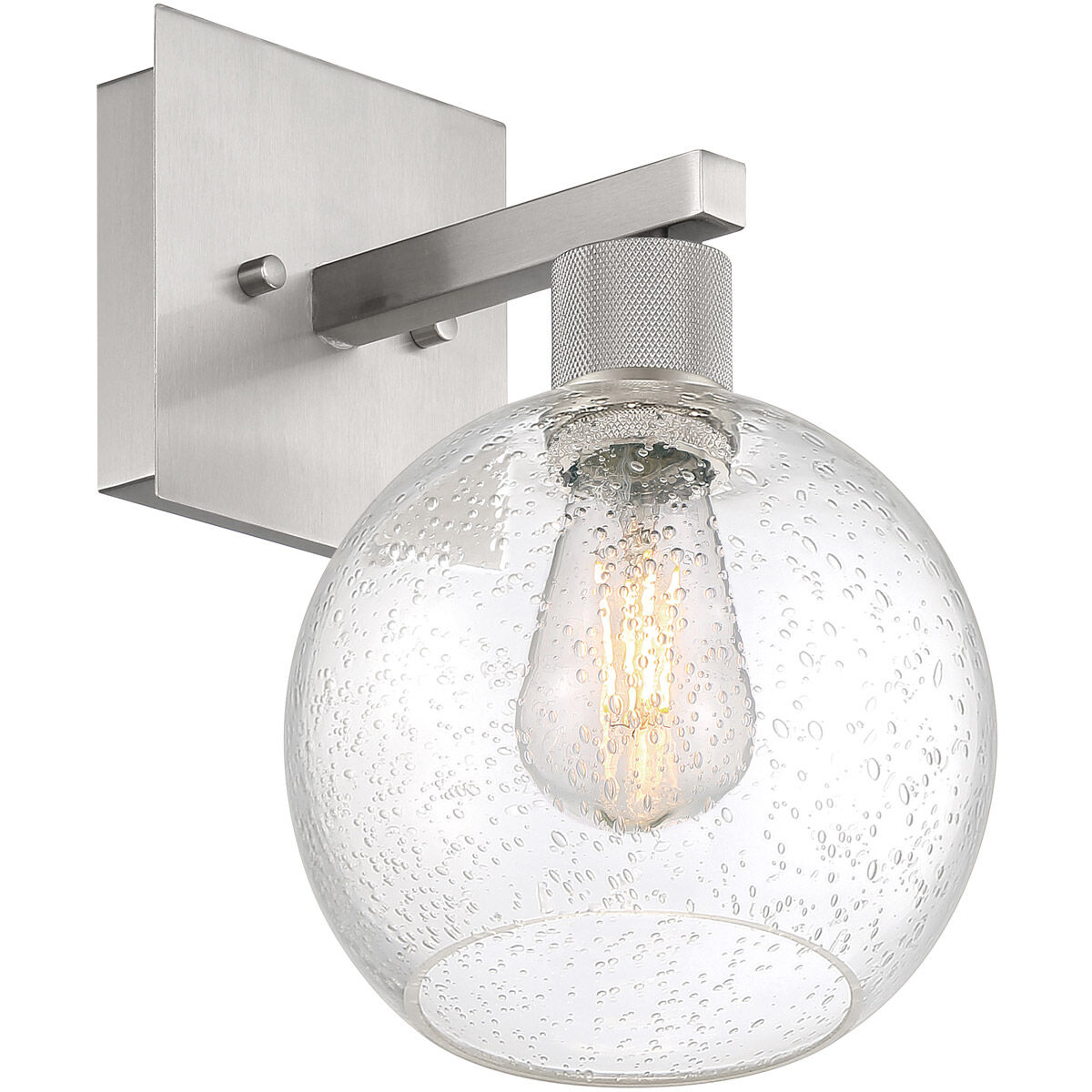 Port Nine LED 8 inch Brushed Steel Wall Sconce Wall Light