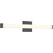 Maxx 30 inch Matte Black Bath Vanity Light Wall Light